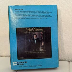 Neil Diamond "I'm glad you're here with me tonight" 8 Track